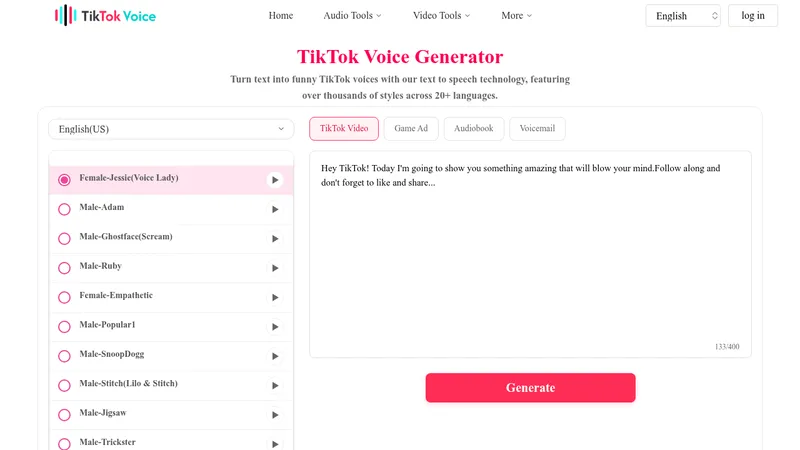 tiktok voice generator website