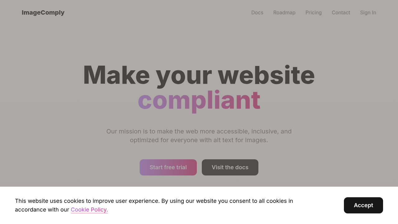 imagecomply website
