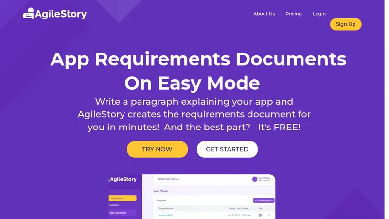 agilestory website