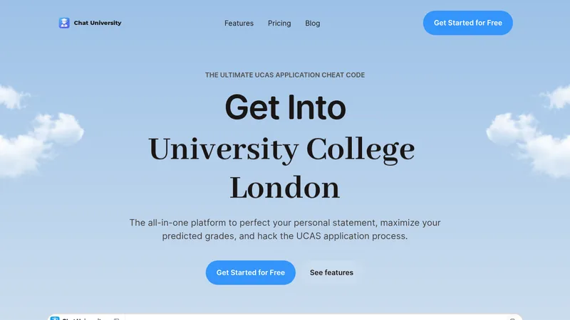 chat university website