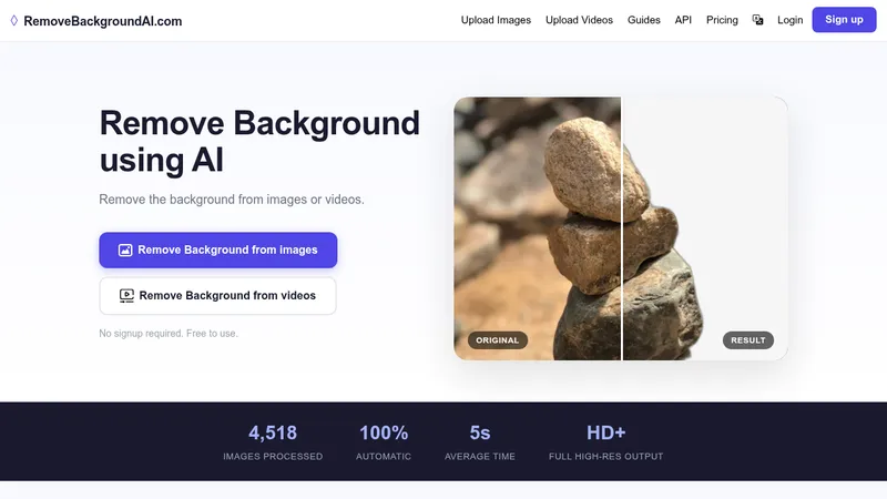 removebackgroundai website