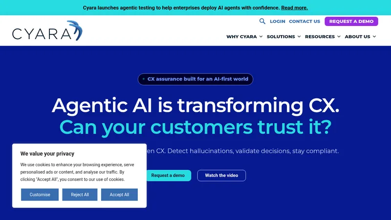 cyara website