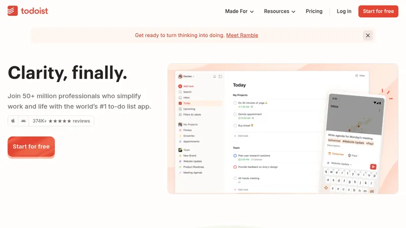 todoist website