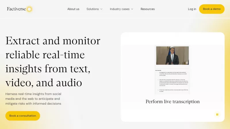 Factiverse screenshot