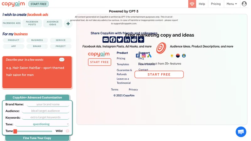 copyaim website
