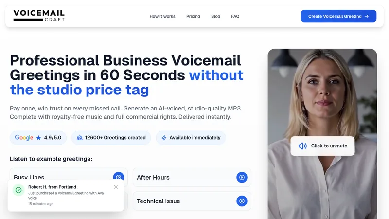 voicemailcraft website