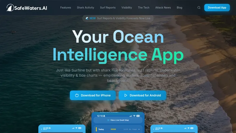 safewaters.ai website