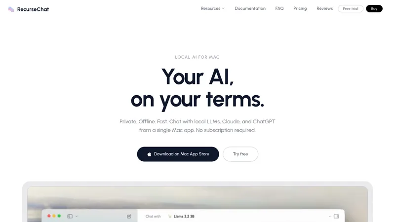 recursechat website