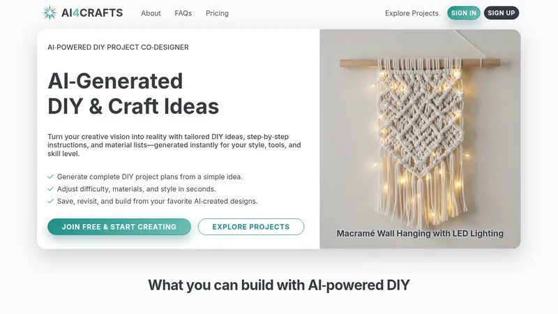 ai4crafts website