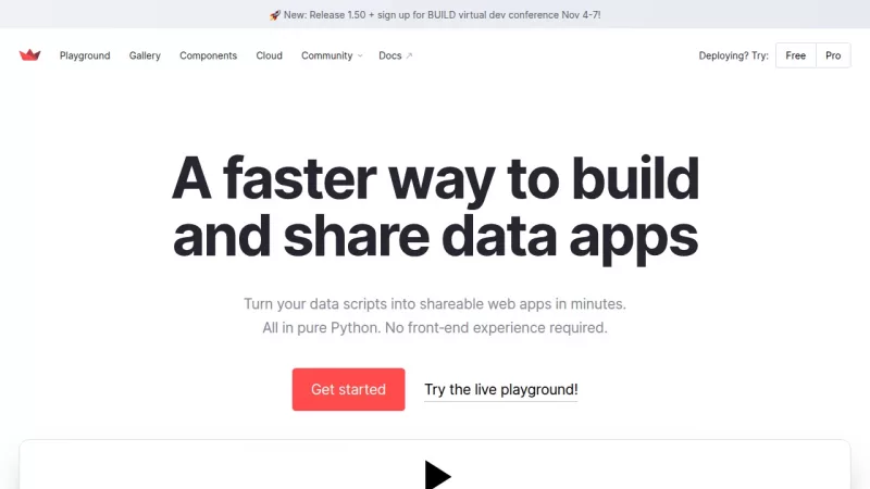 Streamlit screenshot