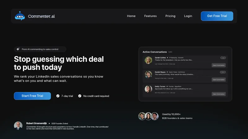 commenter.ai website
