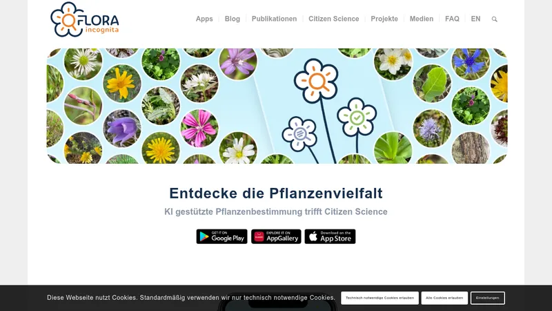 flora incognita website