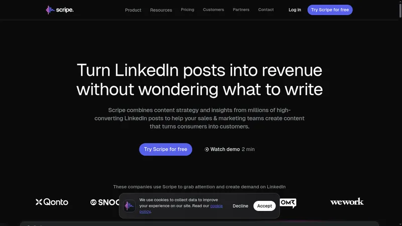 scripe website
