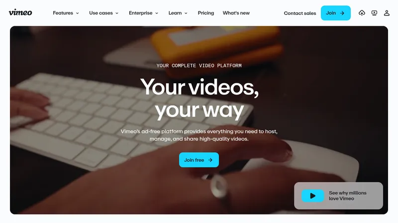 vimeo website