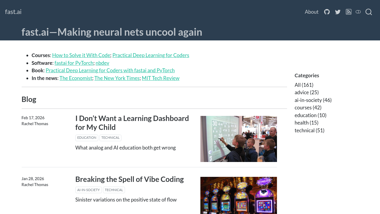 fast.ai website
