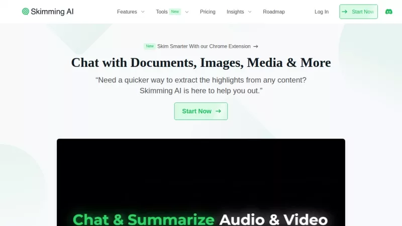 Skimming AI screenshot