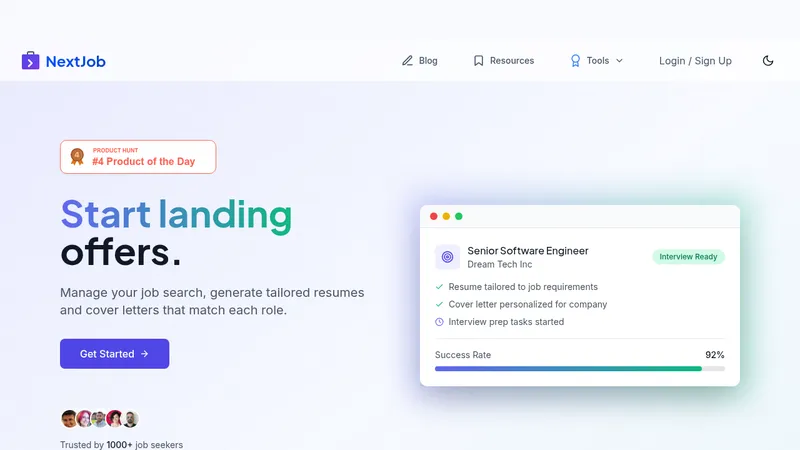 nextjob website