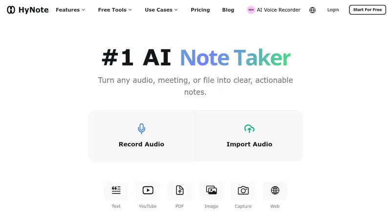 hynote website