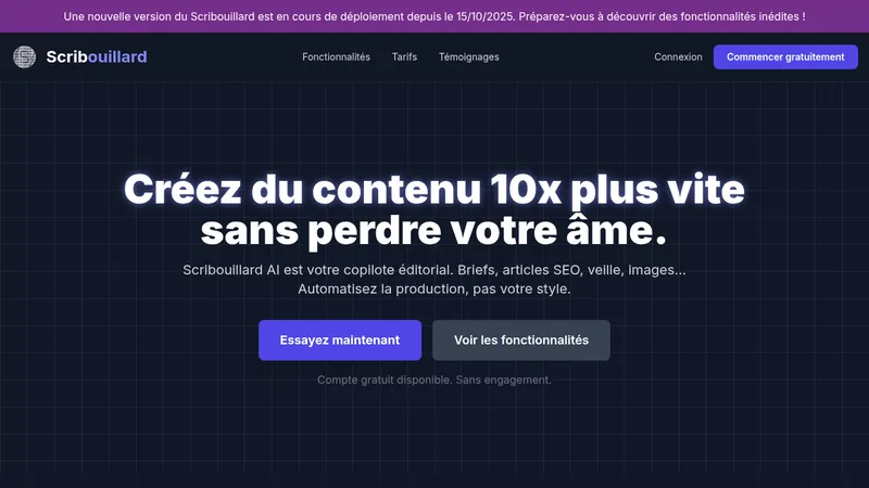 scribouillard ai website