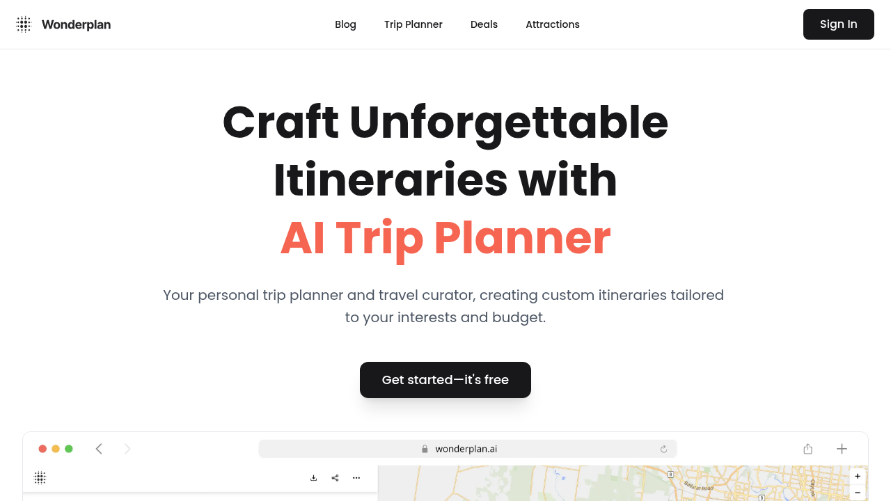 wonderplan website