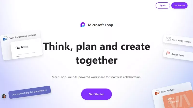 Microsoft Loop screenshot
