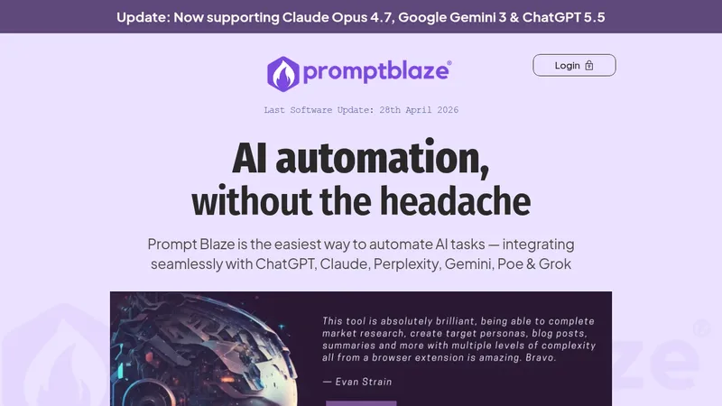 promptblaze website