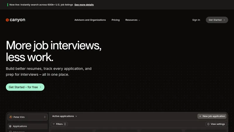 canyon website