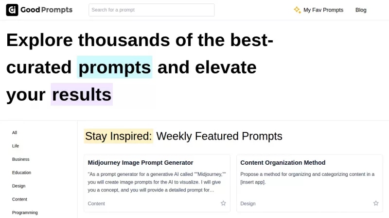 AiGoodPrompts screenshot