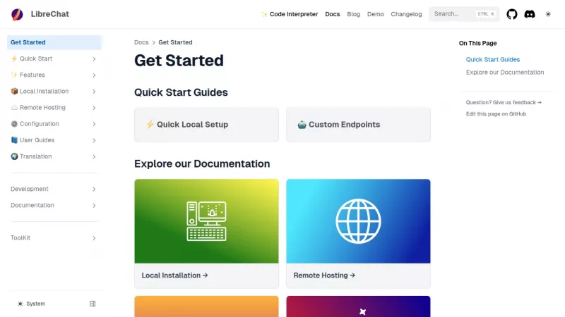 LibreChat screenshot