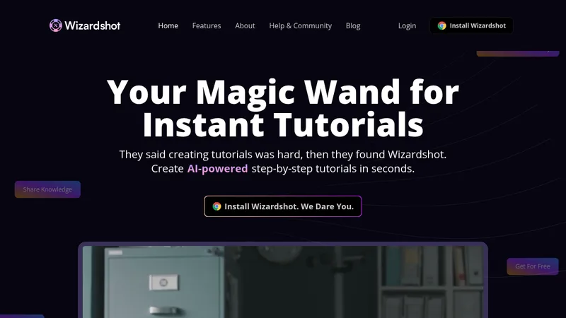 wizardshot website