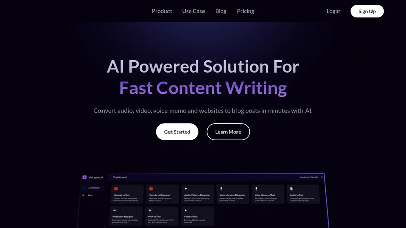 voicepen ai website