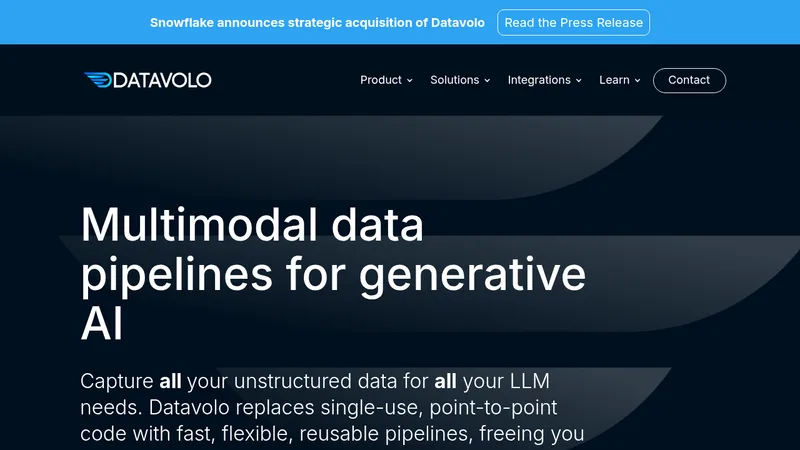 datavolo website