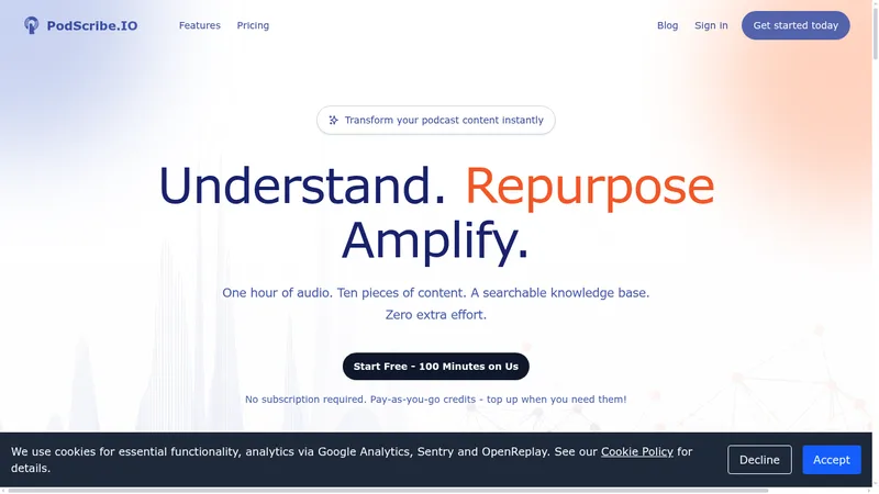 podscribe.io website