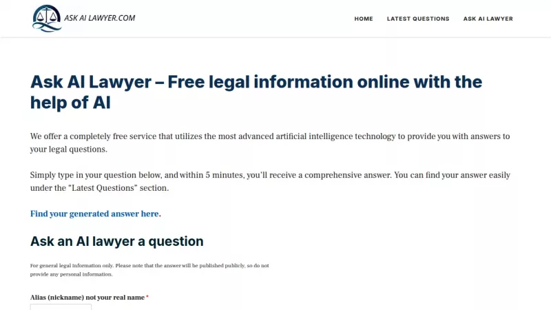 Ask an AI Lawyer screenshot