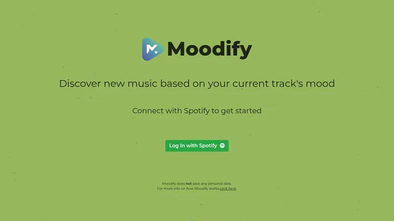 moodify website