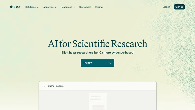 elicit website