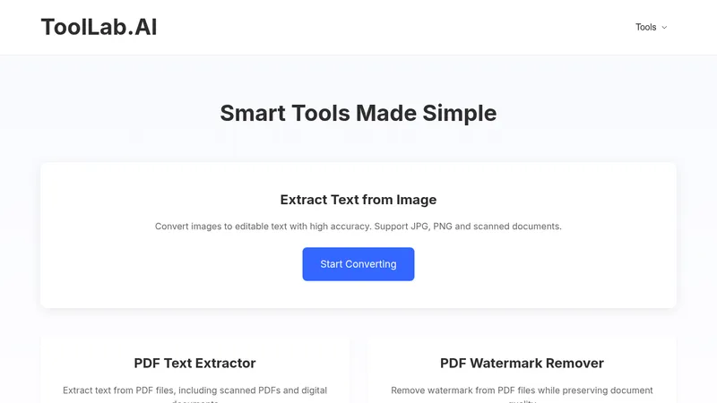 toollab.ai website