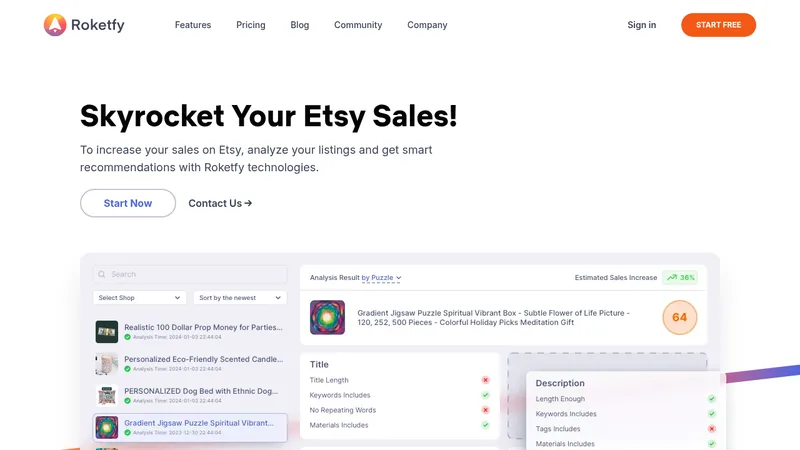 roketfy website