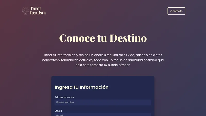 tarot realista website
