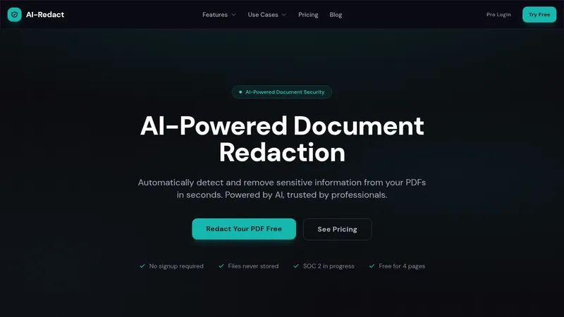 ai-redact website