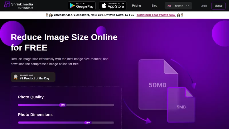 Shrink.media screenshot