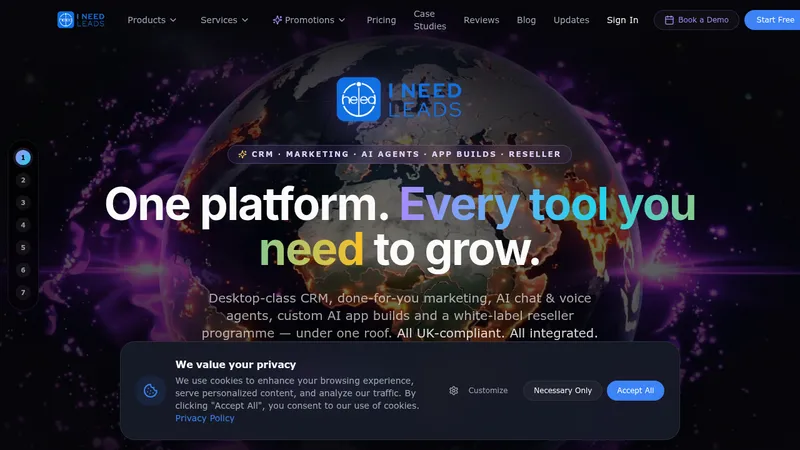 i need leads website