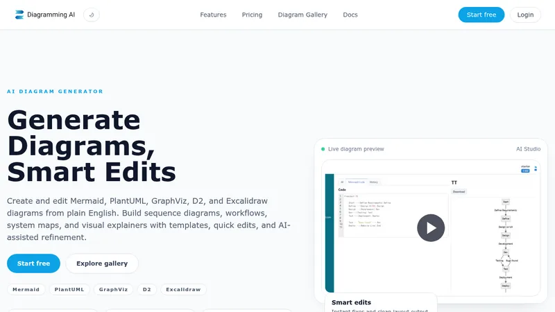 diagramming ai website