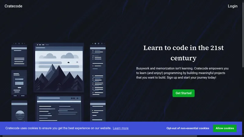 cratecode website