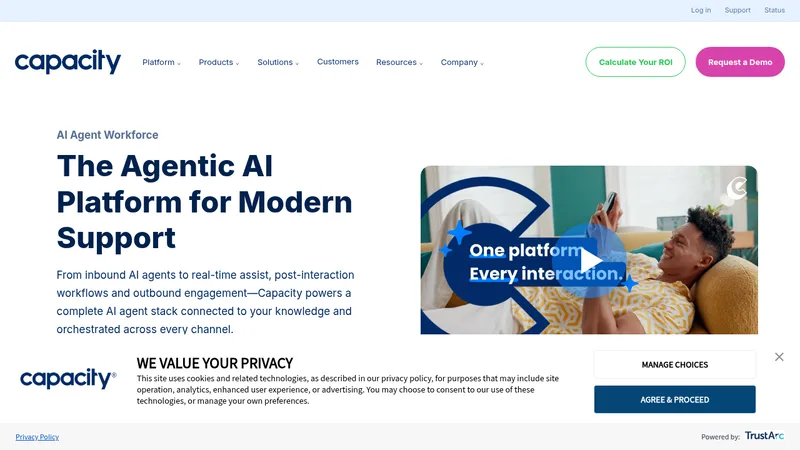 capacity website