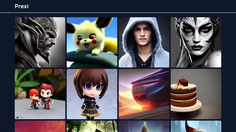 Prexi.art screenshot