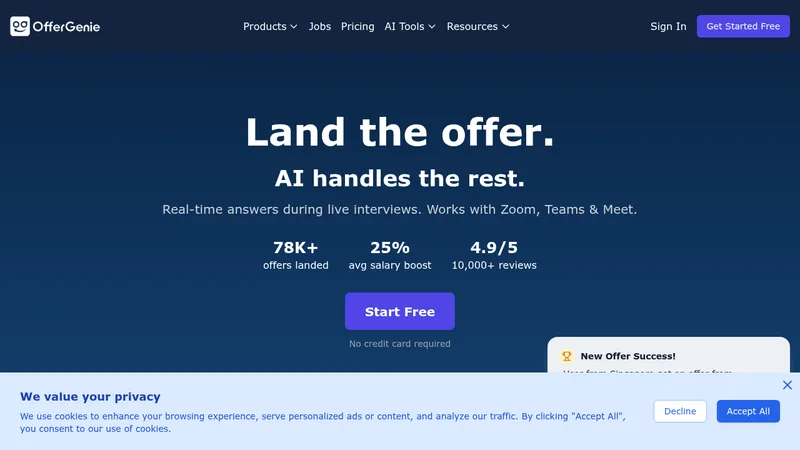 offergenie website