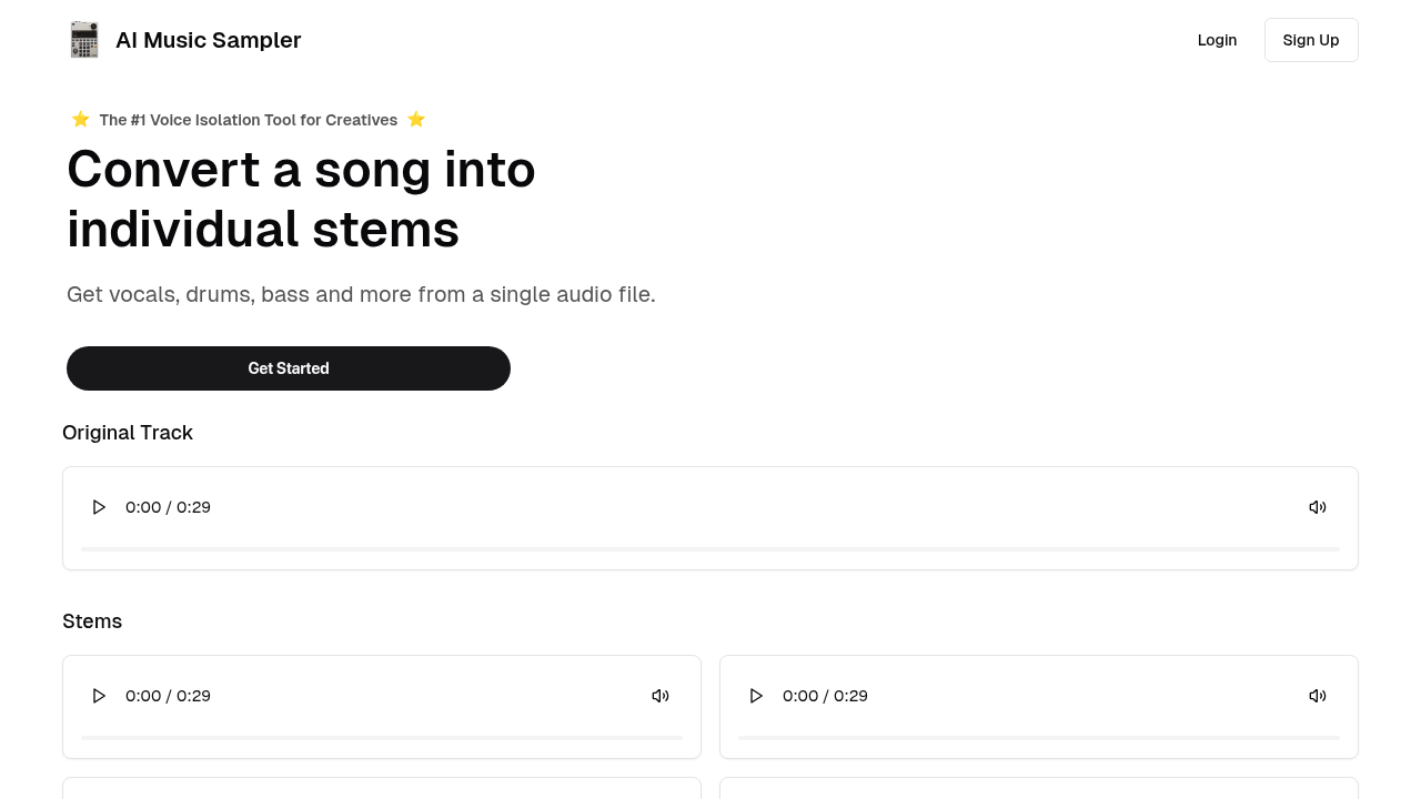 ai music sampler website