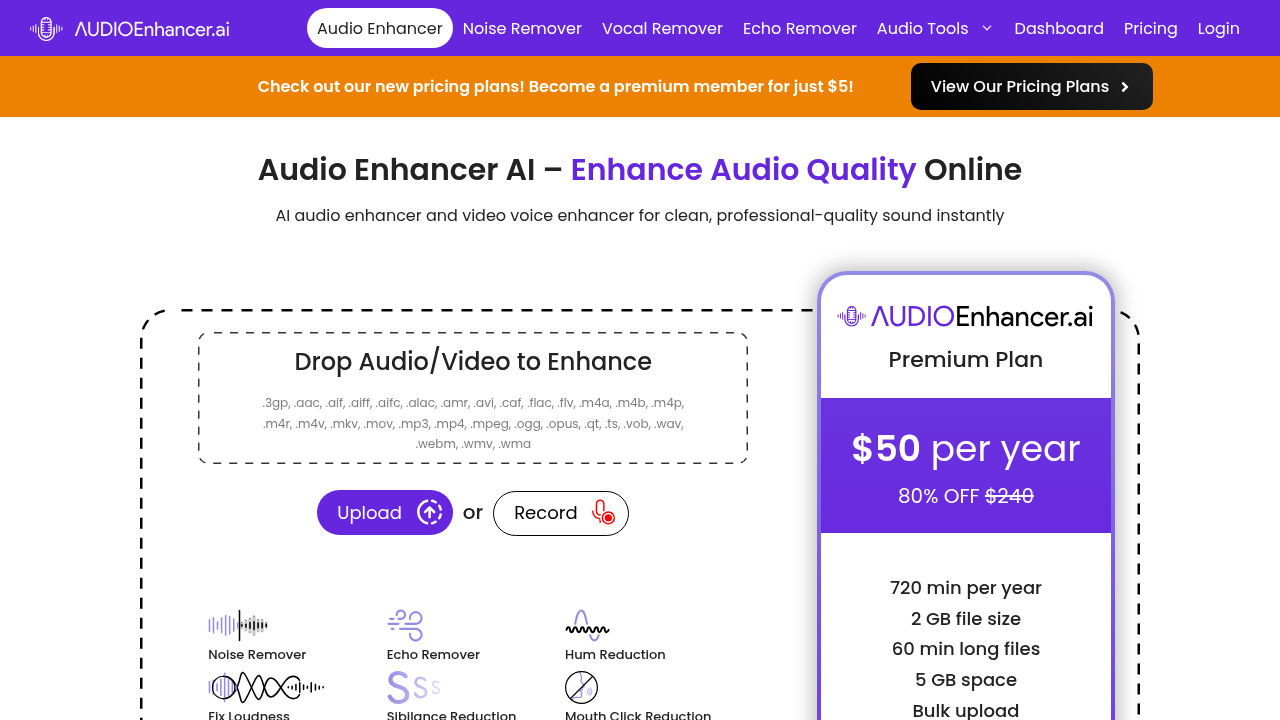 audio enhancer website
