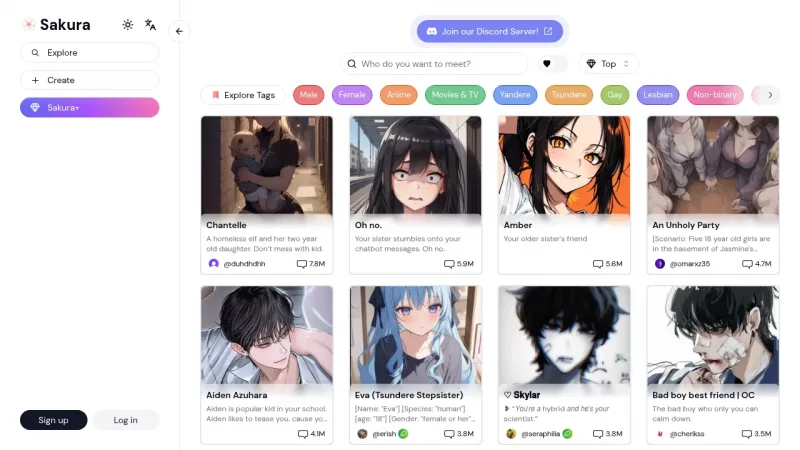 Sakura AI screenshot